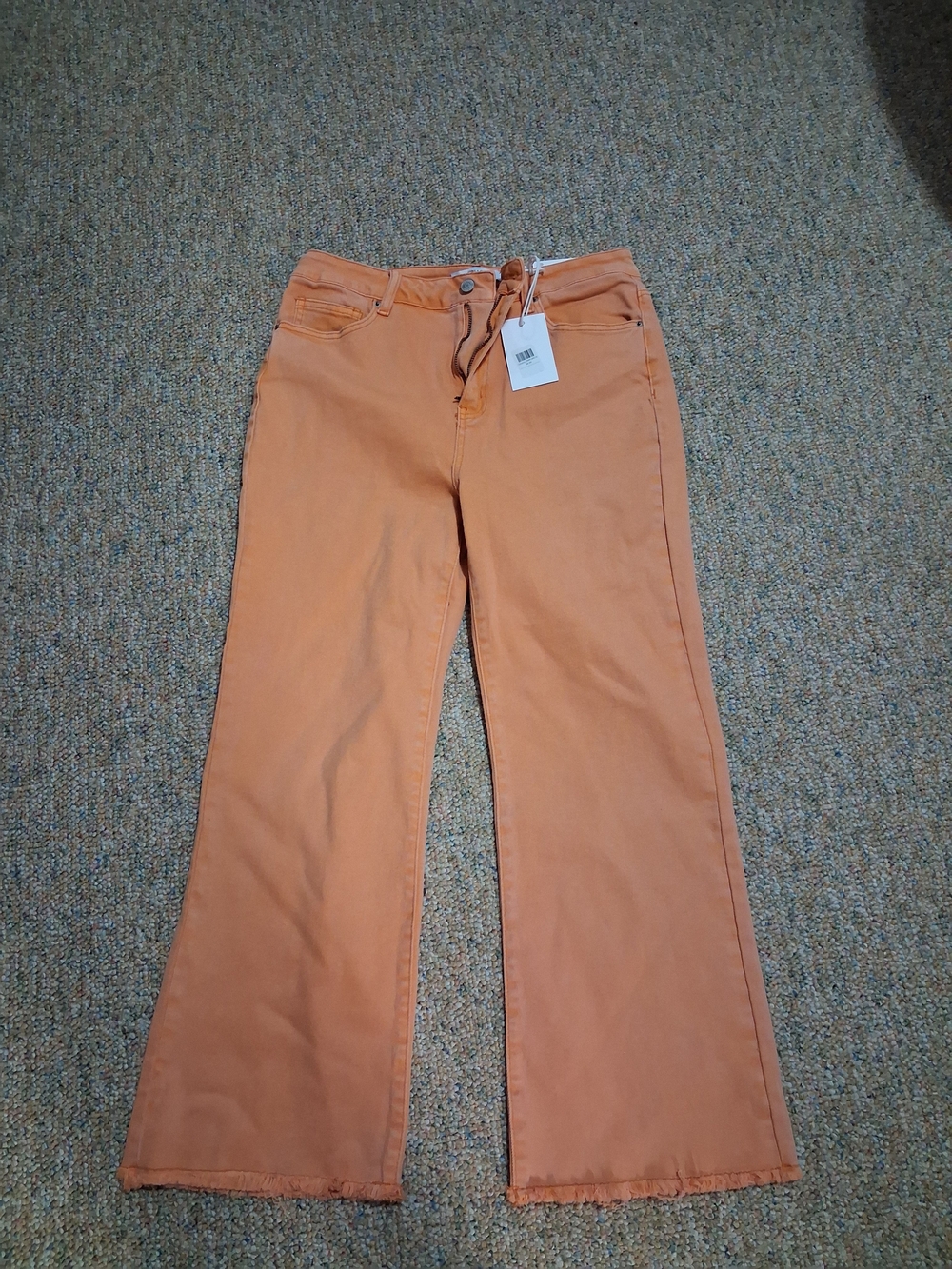 Zenana Outfitters Wide-Leg Jeans in Burnt Orange